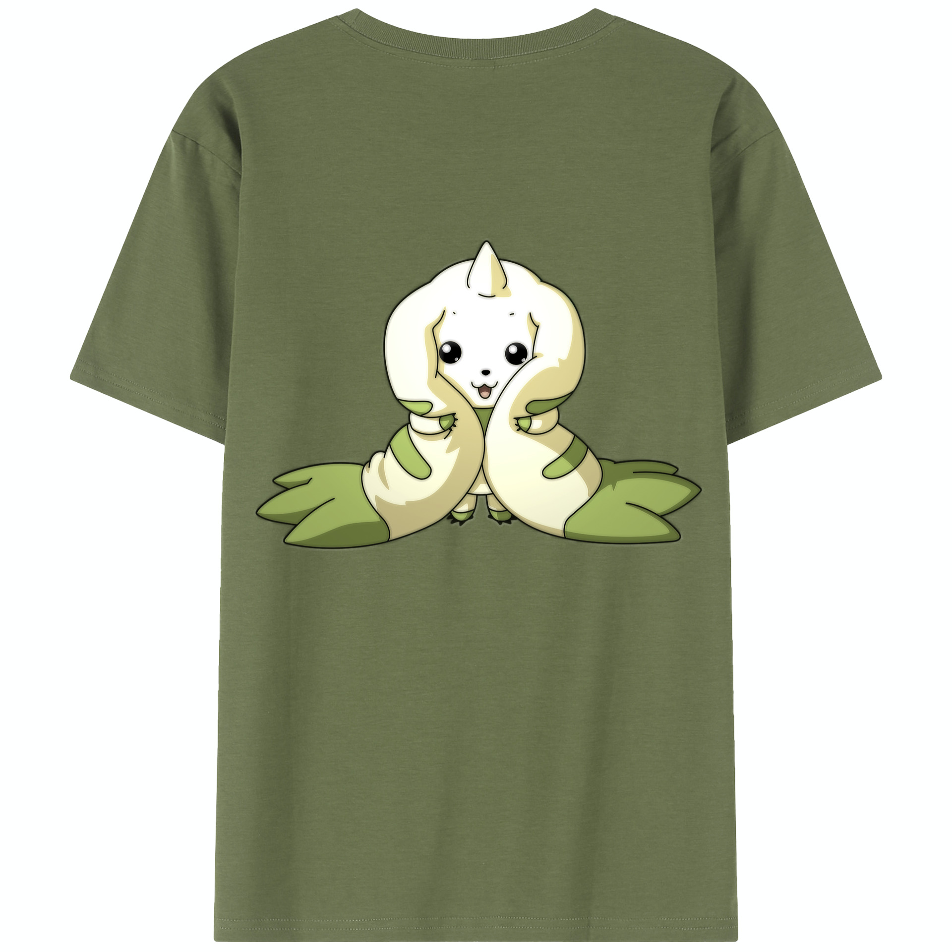 （画像用） Digimon デジタルモンスター/デジモン 綿100％半袖Tシャツ（背面プリント）